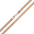 Gold-plated Bismarck chain with a lobster clasp, 4.4 mm wide