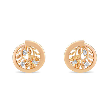 Openwork tree of life earrings