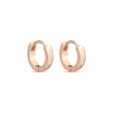 Mini huggie hoop earrings, 10 mm