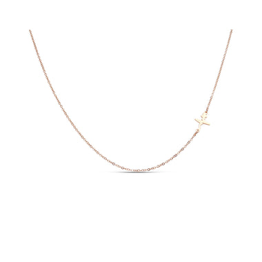 Off-centre heartbeat pendant necklace
