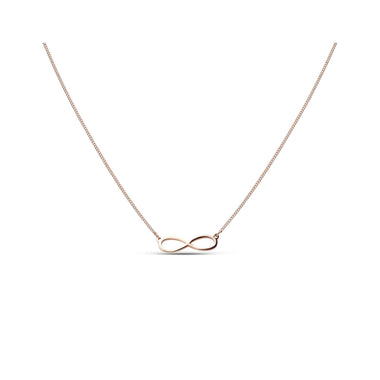 Infinity pendant necklace, 44–49 cm