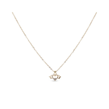 Winged heart necklace, 45–50 cm