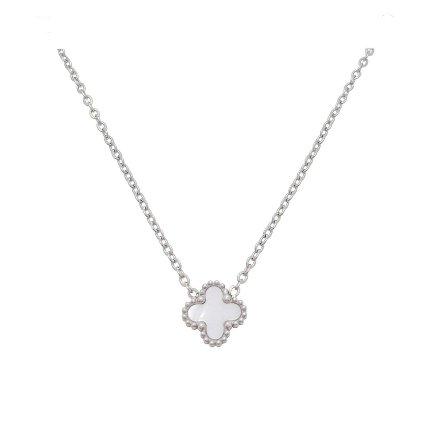 White clover necklace, 40–45 cm