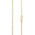 Fine gold-plated curb chain with a lobster clasp