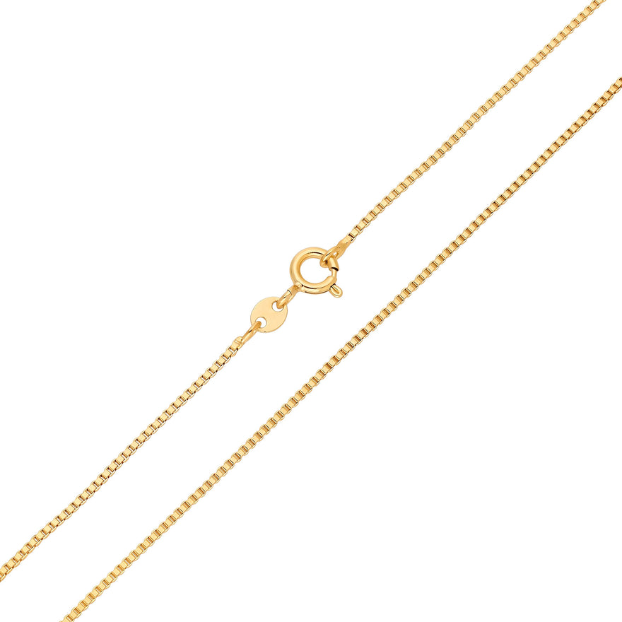 Venetian chain necklace, 1.2 mm