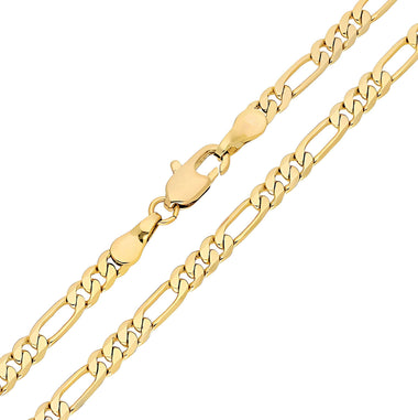 Figaro link chain, 5.5 mm, 55 cm