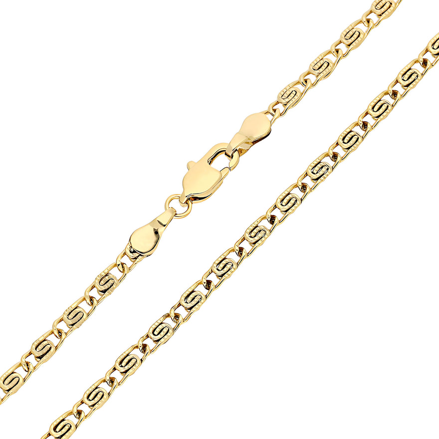 Bird's eye chain necklace, 2.8 mm
