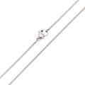 Fine 45 cm medical steel curb chain with a lobster clasp