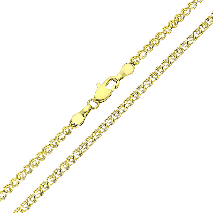 Nonna weave chain necklace, 45 cm
