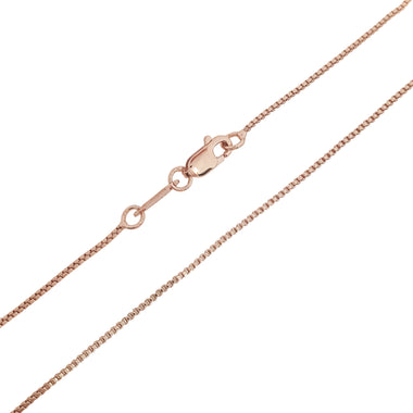 Fine 1 mm Venetian box chain, 45 cm
