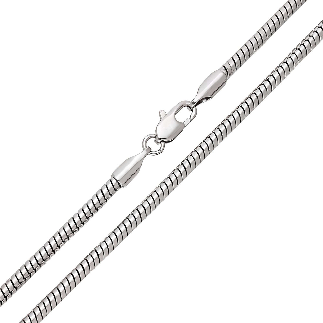 Sleek snake chain, 2.6 mm, 45 or 50 cm