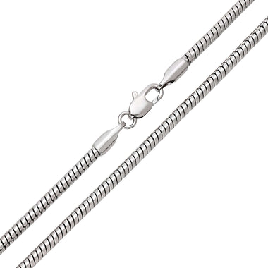 Sleek snake chain, 2.6 mm, 45 or 50 cm