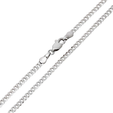 Slim unisex curb chain, 2.8 mm