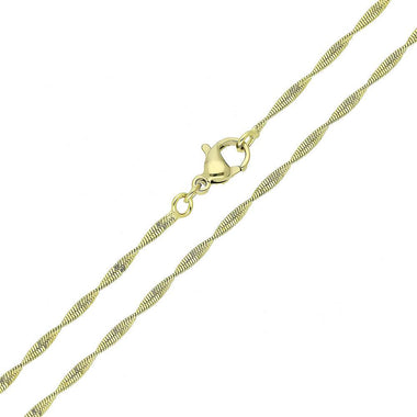 Singapore chain necklace, 50 cm