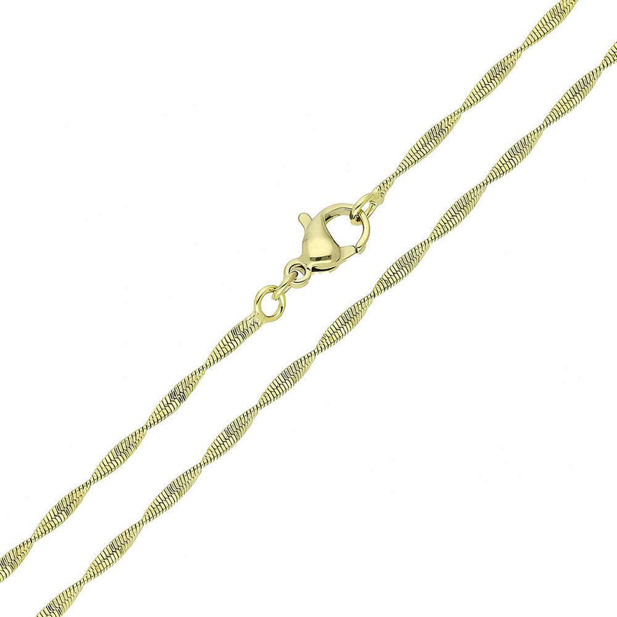 Singapore chain necklace, 50 cm