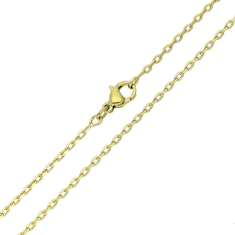 Classic anchor chain necklace, 1.9 mm