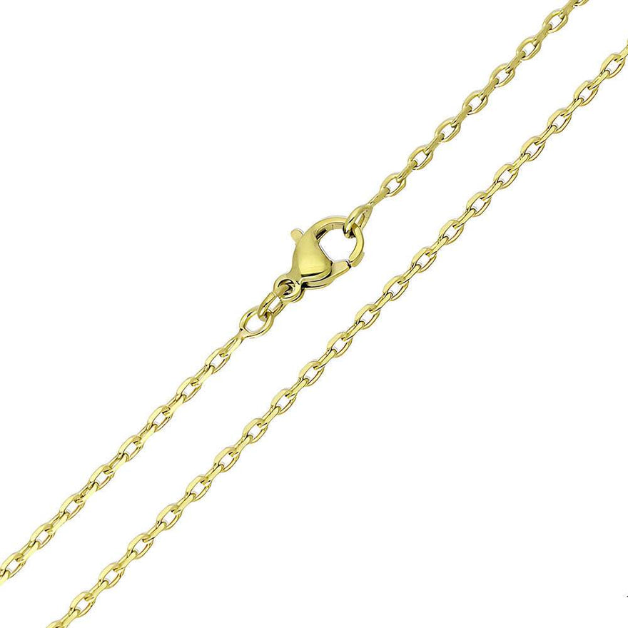 Classic anchor chain necklace, 1.9 mm