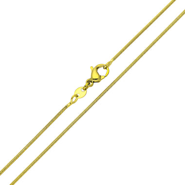 Sleek 1.1 mm snake chain, 60 cm