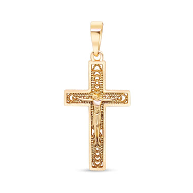 Openwork crucifix pendant, 35 mm
