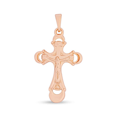 INRI crucifix pendant with arched ends