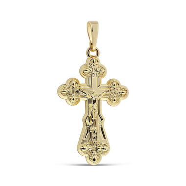 Orthodox crucifix pendant, 40 mm