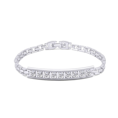 Nine-stone evening bracelet, 17.5 cm