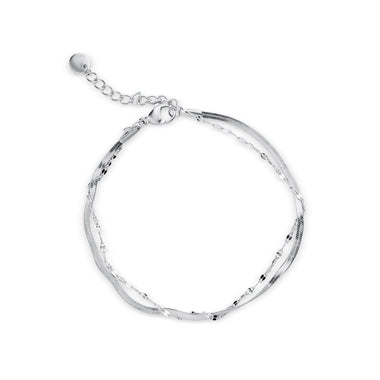 Double chain bracelet, 17–20 cm