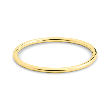 Slim smooth bangle bracelet, 17 cm