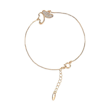 Butterfly bracelet on a Venetian chain