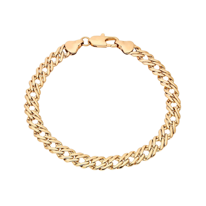 Flat Rombo chain bracelet, 6.4 mm