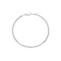 Silver | Classic Bismarck chain bracelet with a smooth finish