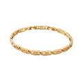 Women's bracelet with an antique Greek pattern, no stones