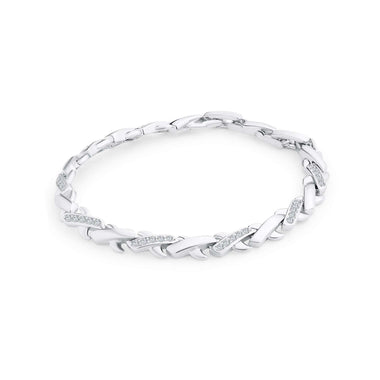 Twisted link bracelet, 17–19 cm